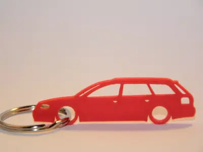 Audi A6 RS6 Keychain 3D print model