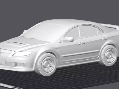 Mazda 6 MPS 3D Car Model 3D print model