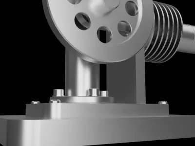 Stirling Engine 3D print model