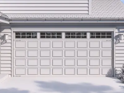 Garage Door 01 3D model