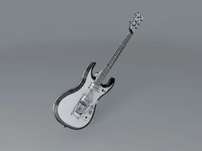 The Ventures model guitar Free 3D model