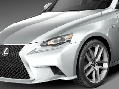 Lexus IS 2014 3D model