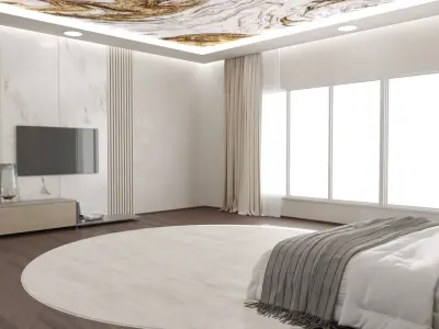 Bedroom Interior 3D model 5