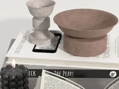 Modern Decoration Model 01 3D model