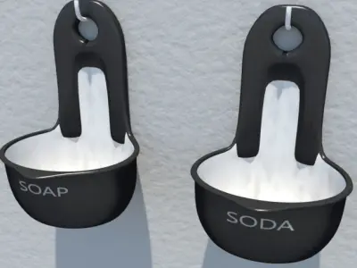 Vintage Soap and Soda Bowls 3D model