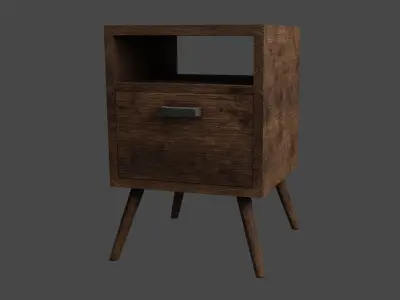 Furniture Nightstand Free 3D model