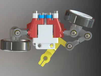  RWD drift chassis kit 3D print model