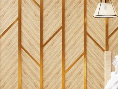 Wall wood V24 for your interior wall wood 3D model