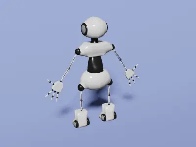 Basic robot Free 3D model