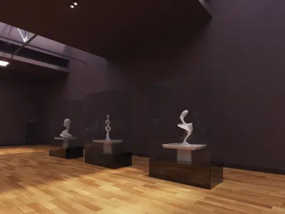 Art Gallery Showroom interior 3D model