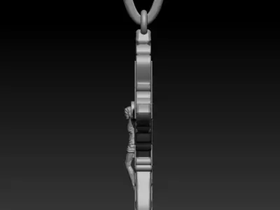 Jesus Cross Pendant 75091 3D print model