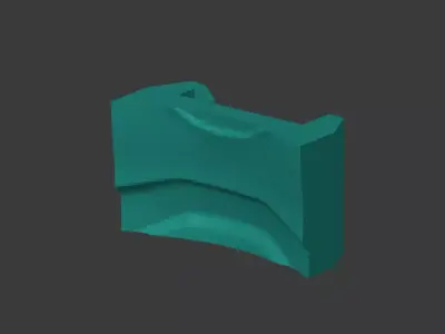 Scorpion R1 Chin Mount - GoPro Mount 3D print model