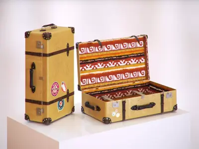 Decorative trunks HG2 3D model