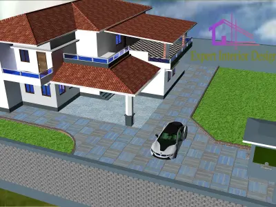 Bungalow Design 3D print model