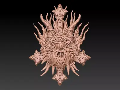 Cross Devil  3D print model