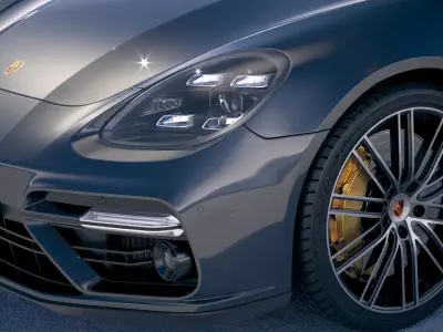 Porsche Panamera Sport Turismo 2018 3D model