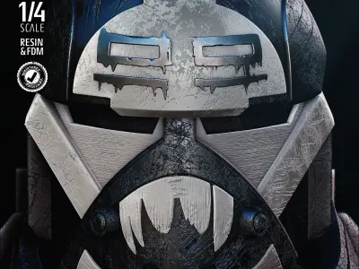 STAR WARS Wrecker Bust Portrait Tested for 3D Printing 3D print model