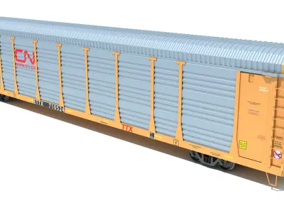 Canadian National Auto Carrier 3D model