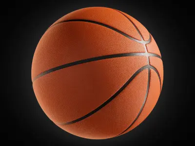 Basketball ball 3D model 2