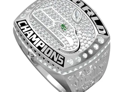 Seahawks Super Bowl Championship Ring 3D print model