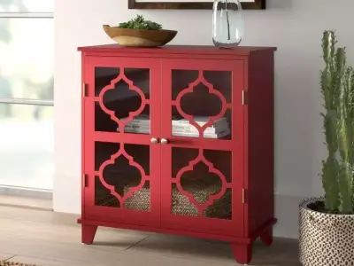 Bertta Wide Credenza 3D model