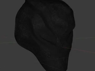 Helm3 helmet with glowing eyes Free 3D model