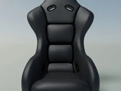 Race Car Seat 3D model