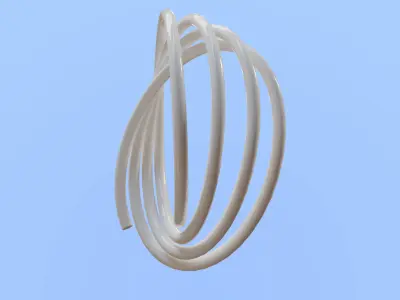 Twisted Wired 3d model Free 3D model