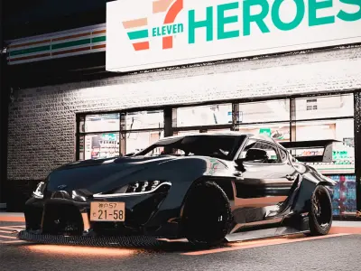 Toyota Supra MK5 Widebody  3D model