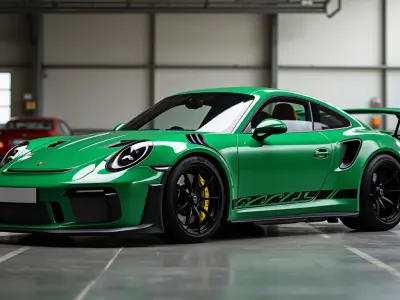 Lowpoly Porsche 911 GT3 RS 992 Manthey Kit 2025 3d model Low-poly 3D model