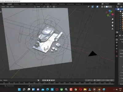 Korben Dallas low poly  car games ready 3D model