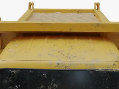 Eartmoving Truck - Dump Truck 3D model