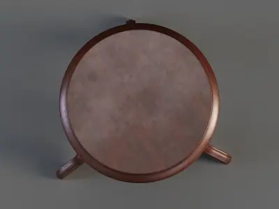 Wooden Flower Stand PBR Low-poly 3D model