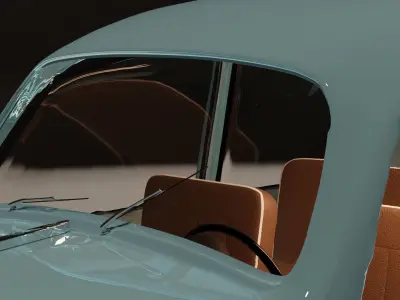 VW Beetle 1951 3D model