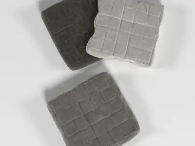 Sofa Pillows 3 3D model