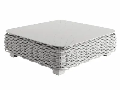 Attitude coffee table island  Low-poly 3D model