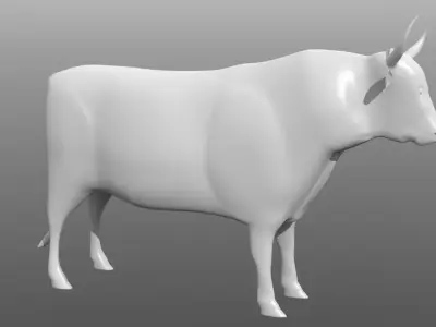 Cow model 3D model
