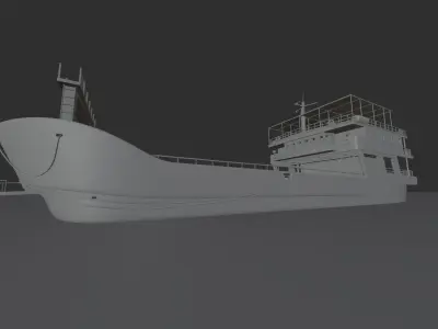 Greek Ferry boat ship  3D model