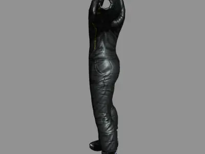 Character Cloth Low-poly 3D model