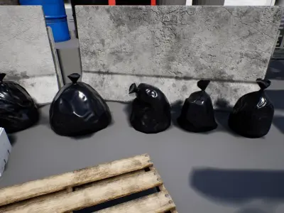 Game Ready Street Props Vol 1 Unreal Engine Low-poly 3D model