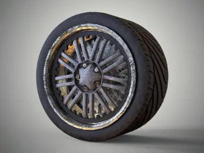Dirt Tyre 3D model