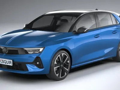 Opel Astra Electric 2023 3D model