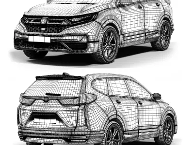 Honda CRV 3D model