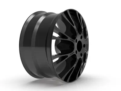 car wheel rim Free 3D print model