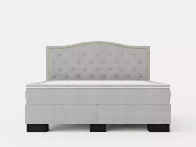 Hilton Luxury Complete Bed Package 180x200 Admiral Headboard Top Low-poly 3D model