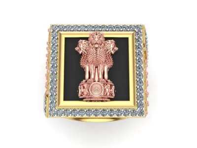 The Ashoka Ring 3D print model