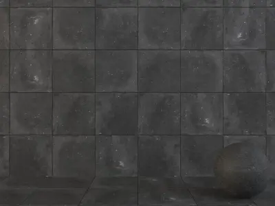 Flaviker Nordik Stone Black 60x60 Texture