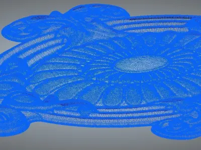 3D model of carved products 3D model