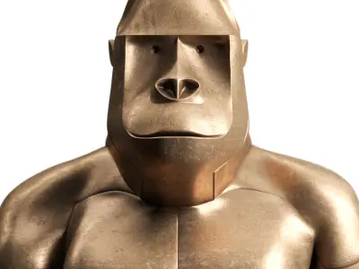 Gorille de Surete 3D model