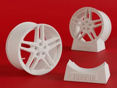 Ferrari Rim - 3D Printer 3D model